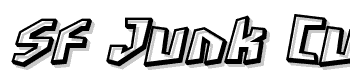 Sf-Junk-Culture-Shaded-Oblique font